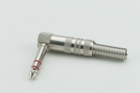 1JS-052 Right angle jack plug stereo (TRS) 1/4&quot; (6,35mm) Mod. SS-206