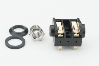 1JP-022 - Jack socket 1/4&quot; (6,35mm), mono (TS) Mod. P-6345 TL